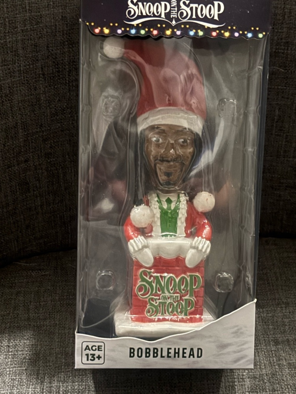 Snoop Dogg Snoop on the Stoop Christmas Bobblehead New in Box